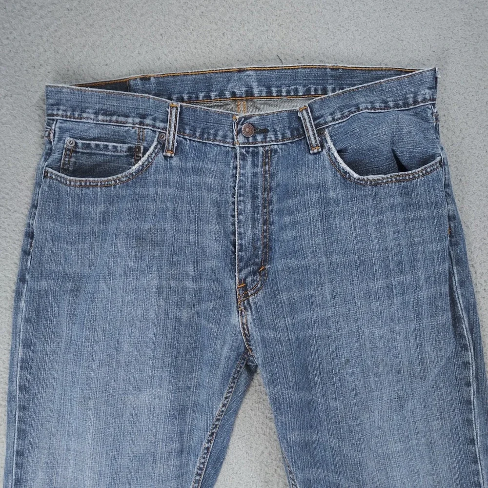 Levi's Jeans Mens 38x30 Blue Denim 559 Medium Wash Red Tab Straight Leg Mid Rise